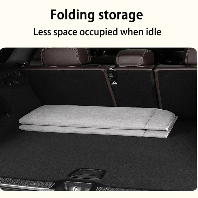 Alt view image 5 of 7 - Car Back Seat Mattress Foldable Portable Travel Camping Sleep Mat Non-Inflatable
