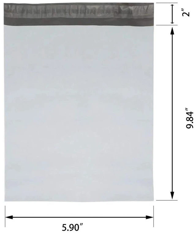 Alt view image 7 of 7 - Courier Bags Packing Envelopes Poly Self Seal Shipping Mailer 100/pack 6x12 inch