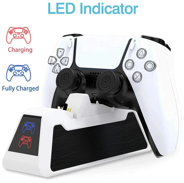 Alt view image 6 of 7 - PS5 Controller Charger 2.6A Super Charger Charging DualSense Fast Charging