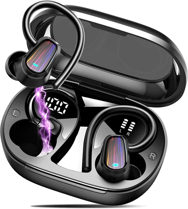 Main image of Wireless Earbuds, 50H Bluetooth 5.4 Headphones Sport, Bluetooth Earbuds with ENC