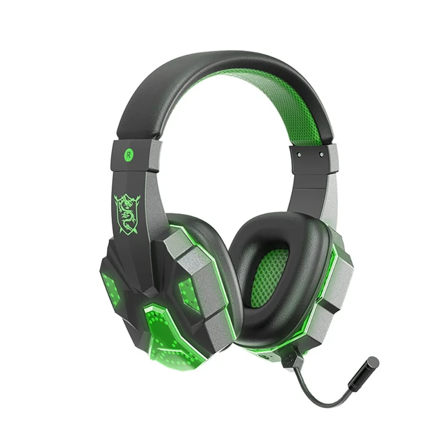 Alt view image 4 of 5 - Gaming Headset Bluetooth Wireless 3.5mm Wired Headphone Mic for Game Console