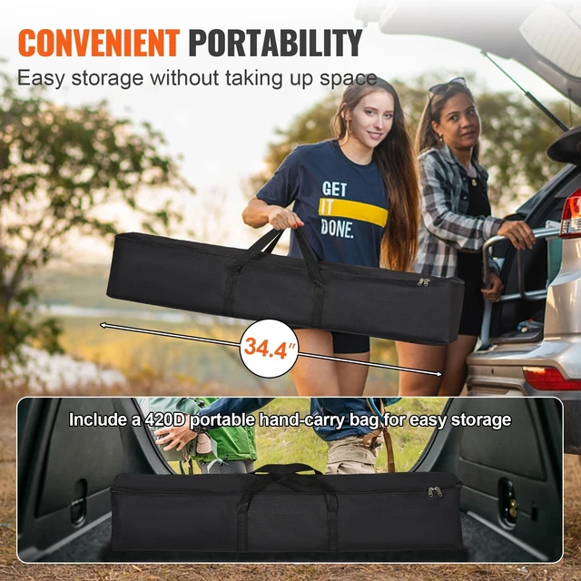 Alt view image 4 of 7 - Projector Screen with Stand 150 inch 16:9 4K 1080 HD Movie Screen Tripods