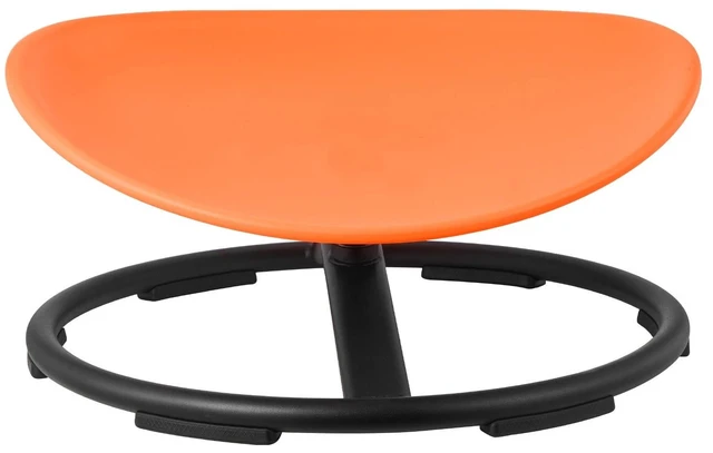 Main image of Kids Swivel Chair 220 lbs Capacity Round Sensory Spinning Chair Orange