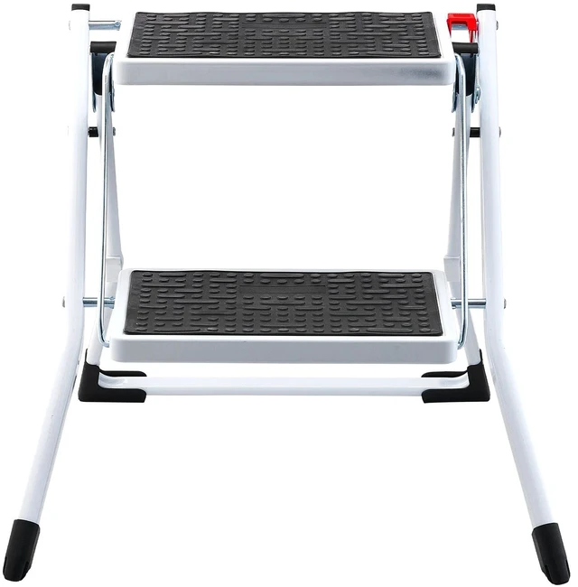 Main image of Step Stool Ladder 2-Step Foldable 3 Adjustable Height Max Load 330lbs