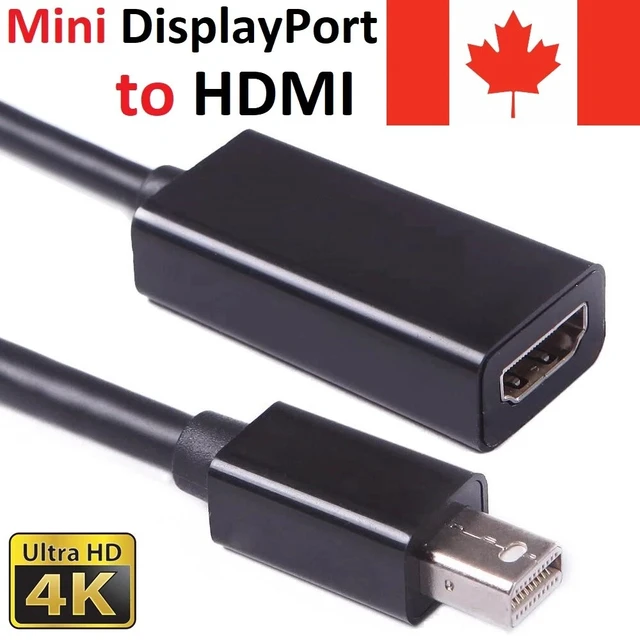 Main image of 4K Mini Display Port to HDMI Thunderbolt DP Adapter Converter Cable For MacBook