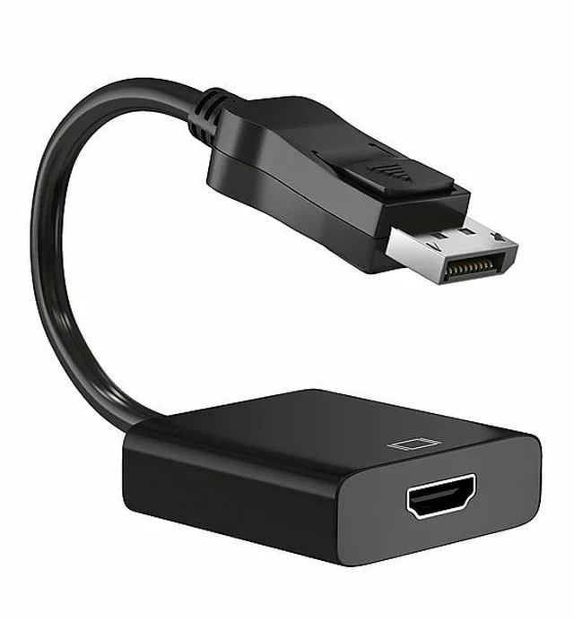 Alt view image 2 of 2 - Displayport Male to HDMI Female Video Cable Cord Converter Adapter 1080P For TV