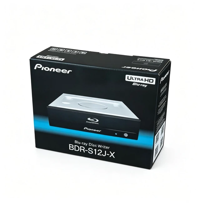 Main image of Pioneer BDR-S12JX Internal SATA Blu-ray Writer, 12X BD-R, Supports UHD Blu-ray Reading, BDXL & M-DISC, BD/DVD/CD Burner