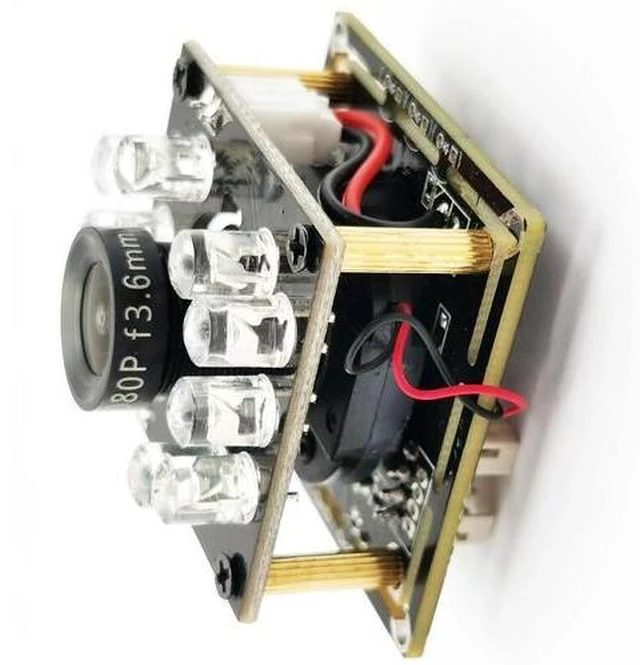 Alt view image 4 of 6 - 1920x1080 2MP HD 1080P GC2053 USB2.0 Camera Module 30FPs FF 90° Auto IR-CUT MJPEG, YUY2 For infrared night vision