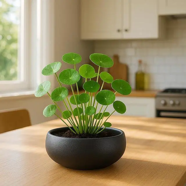 Alt view image 7 of 7 - Lotus Bowl Planter, Lotus Bowls for Planting in Water Indoors,6.5-inch Round Succulent Flower Pot with Rotating Bracket, Leak-Proof Design, Suitable for hydroponic Plants, Succulents (Black)