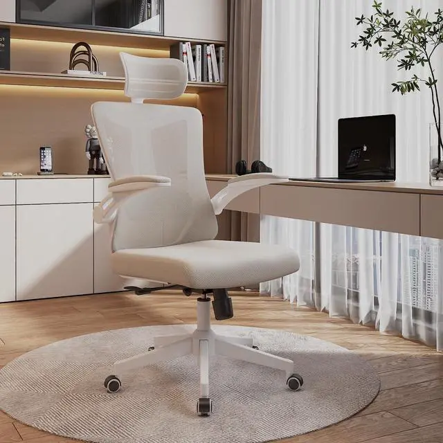 Main image of balmstar Ergonomic Office Chair Desk Chair - Mesh Computer Chair with 360° Swivel Wheels, Adjustable 90-130° Recline & Lumbar Support for Home Office, Supports up to 350lbs
