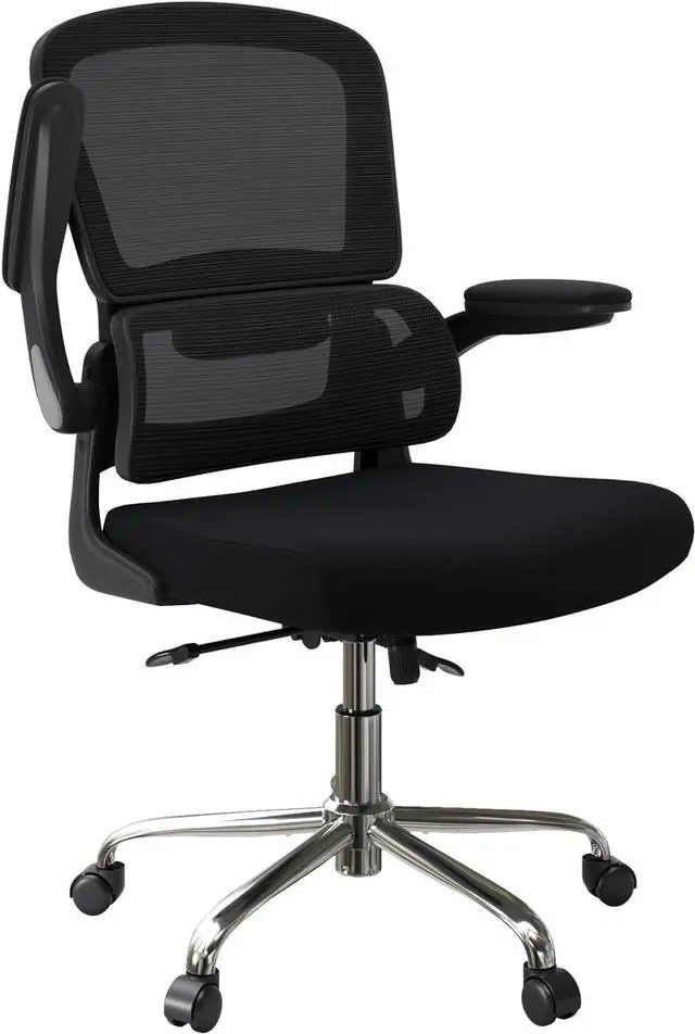Main image of Logicfox Ergonomic Office Chair, Mesh Desk Chair with Flip-Up Arms for Home