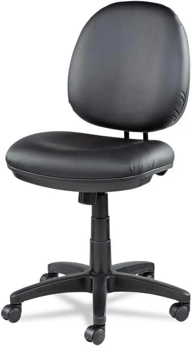Alt view image 5 of 7 - Alera Interval Series Swivel/Tilt Task Chair, Leather, Black