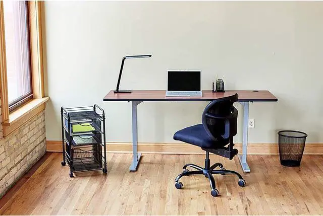 Alt view image 2 of 5 - Safco Vue Intensive-Use Big and Tall Office Chair, Ergonomic and Height-Adjustable Swivel Seat with Breathable Mesh Back, Heavy-Duty Powder-Coated Base