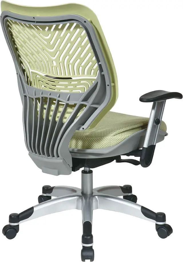 Alt view image 5 of 7 - Space Seating 86 REVV Series Self-Adjusting SpaceFlex Back Office Desk Chair with Lumbar Support and Padded Mesh Seat, Kiwi