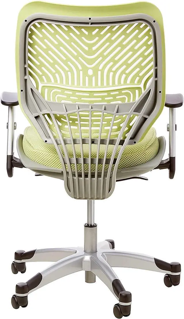 Alt view image 6 of 7 - Space Seating 86 REVV Series Self-Adjusting SpaceFlex Back Office Desk Chair with Lumbar Support and Padded Mesh Seat, Kiwi