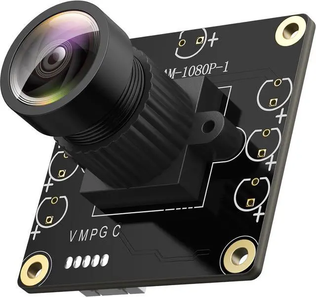 Main image of 1080P USB2.0 UVC Camera, 130° Wide Angle Camera, Plug & Play for PC, Raspberry Pi, Jetson Nano and SBCs. Support Windows, Linux, Android and Mac OS.