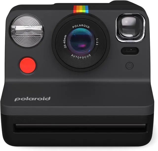 Alt view image 2 of 7 - Polaroid Now 2nd Generation I-Type Instant Camera + Film Bundle - Now Black Camera + 16 Color Photos (6248)- Black | 16 Color Photos (6248)