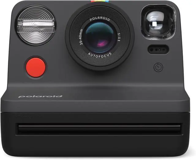 Alt view image 3 of 7 - Polaroid Now 2nd Generation I-Type Instant Camera + Film Bundle - Now Black Camera + 16 Color Photos (6248)- Black | 16 Color Photos (6248)
