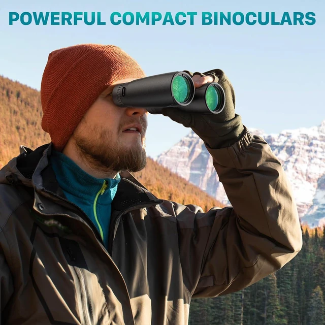 Alt view image 7 of 7 - Kylietech 12x42 Binoculars BAK4 FMC Lens Waterproof Fogproof Phone Adapter | 12x magnify, 42mm FMC lens&BAK4 prism, twist eyecups, Anti-slip Grip for birdwatch, hunt, stargaze&outdoor trips