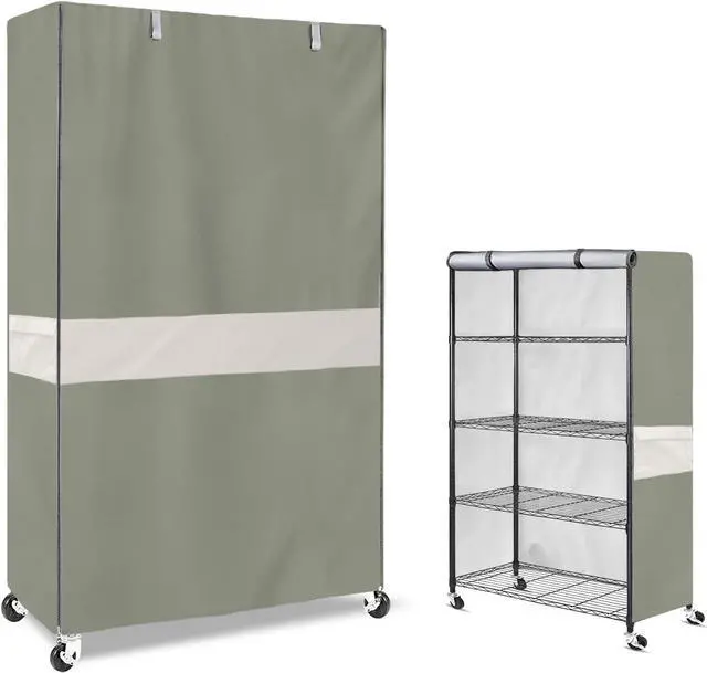 Main image of Wire Shelf Cover Waterproof, 36" W x 14" D x 72" H Rack Protector