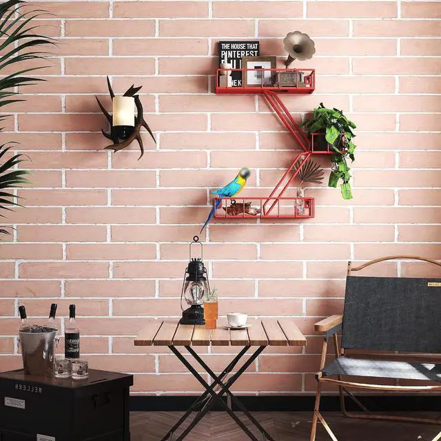 Alt view image 2 of 7 - Fire Escape Shelf - 3 Tier Metal Red Fire Escape Wall Shelves with Baskets, New York Action Figurine Display Shelf, Unique Rustic Floating Decorative Wall Shelves for Any Room