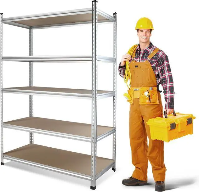 Main image of WORKPRO 5-Tier Shelving, 48W x 24D x 72H, 2750LBS Capacity