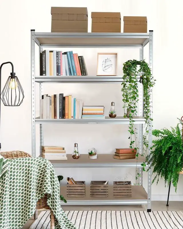 Alt view image 2 of 7 - WORKPRO 5-Tier Shelving, 48W x 24D x 72H, 2750LBS Capacity