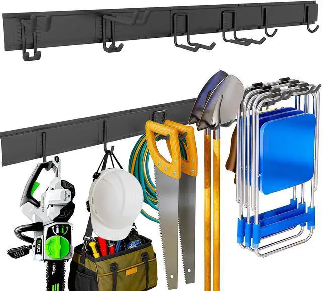 Main image of Ultrawall Garden Tool Organizer, 48 Inch Garage Tool Organizer Wall Mount