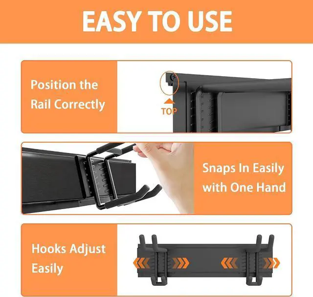 Alt view image 4 of 7 - Ultrawall Garden Tool Organizer, 48 Inch Garage Tool Organizer Wall Mount