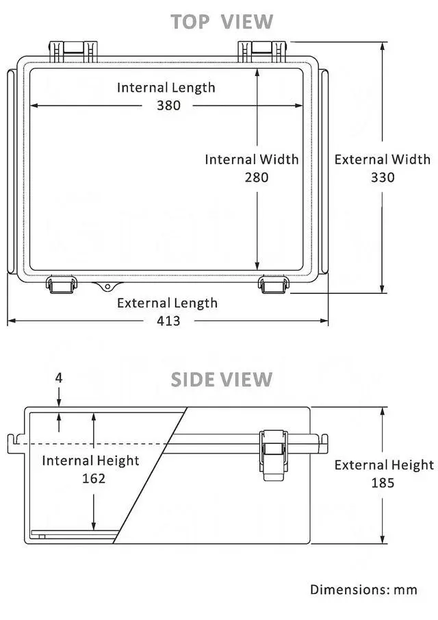 Alt view image 3 of 6 - Gratury Junction Box, IP67 Waterproof Plastic Enclosure for Electrical Project, Hinged Grey Cover, Includes Mounting Plate and Wall Bracket