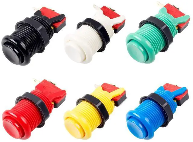 Alt view image 4 of 7 - EG STARTS 2 Player Classic American style Arcade Joystick Buttons DIY Kits