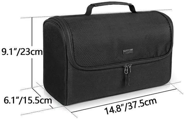 Alt view image 6 of 7 - Trunab Game Disc Case Hold Up to 24 Discs, Portable Gaming Organizer, Black