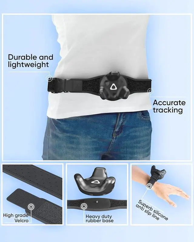 Alt view image 2 of 7 - Waist Belt for VR Trackers - 1 Pack - (Tackers Not Incl)