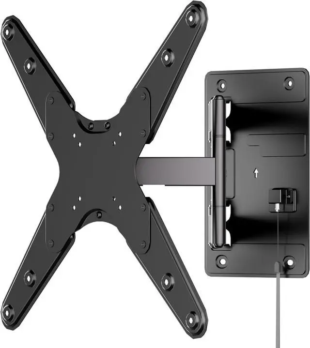 Main image of Mount-It! Lockable RV TV Mount 23-55 Inch, Full Motion RV TV Wall Mount for Camper, Travel Trailer & Motorhome, Pull Cord Locking Mechanism, Quick Release, Heavy Duty VESA 75x75-400x400, 77 lb