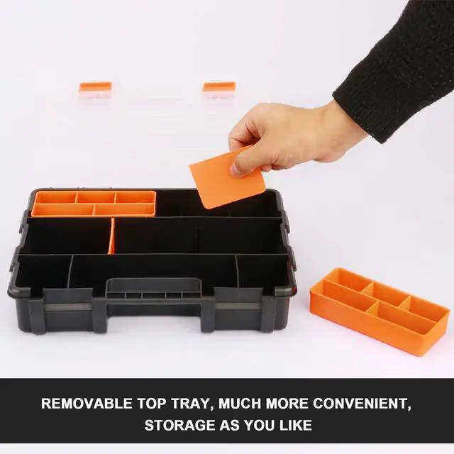Alt view image 5 of 7 - Makitoyo MP009 Hardware & Parts Organizers Versatile and Durable Storage Toolbox, 4PCS Set