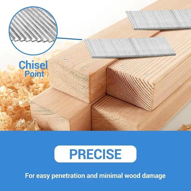 Alt view image 4 of 6 - meite 16 Gauge Finish Nails 2-1/2 Inch 20° Angled Galvanized 20,000PCS
