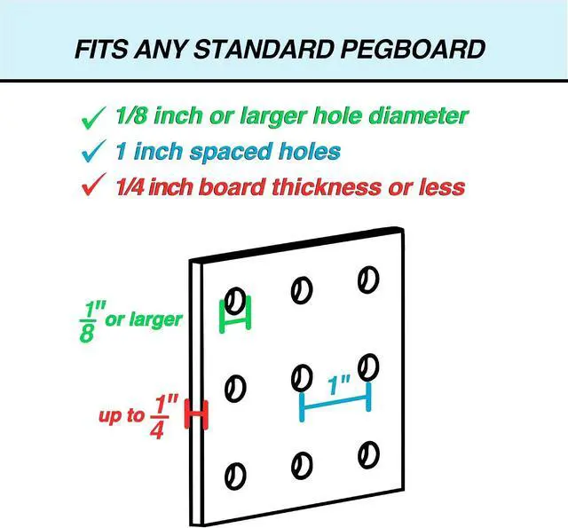 Alt view image 5 of 5 - Pegboard Bins 6 Pack Clear Large - Hooks to Any Peg Board - Organize Hardware, Accessories, Attachments, Workbench, Garage Storage, Craft Room, Tool Shed, Hobby Supplies, Small Parts