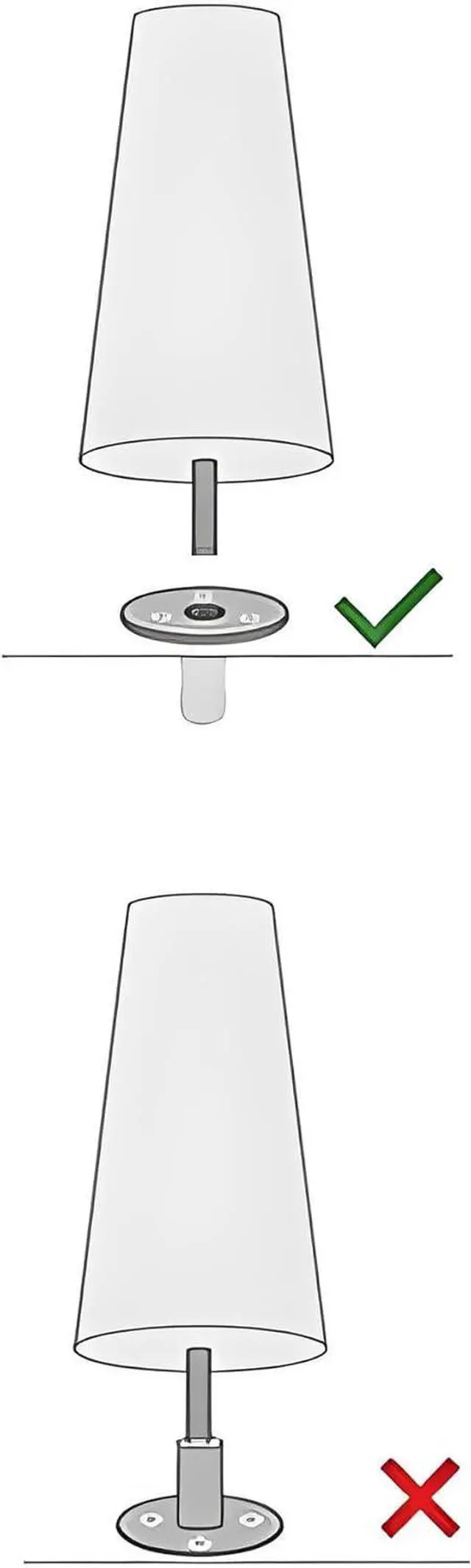 Alt view image 6 of 6 - WEICHUAN 8 Inch Wood Replacement Sofa Chair Couch Furniture Legs Set of 4