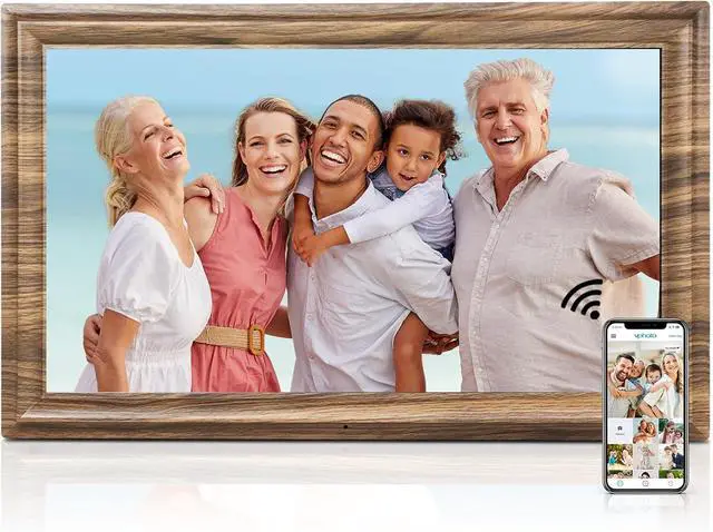 Main image of 16 Inch Large Digital Picture Frame, Canupdog Digital Photo Frame with 32GB Storage Wall Mountable, Auto-Rotate, Motion Sensor Share Photo Video via App