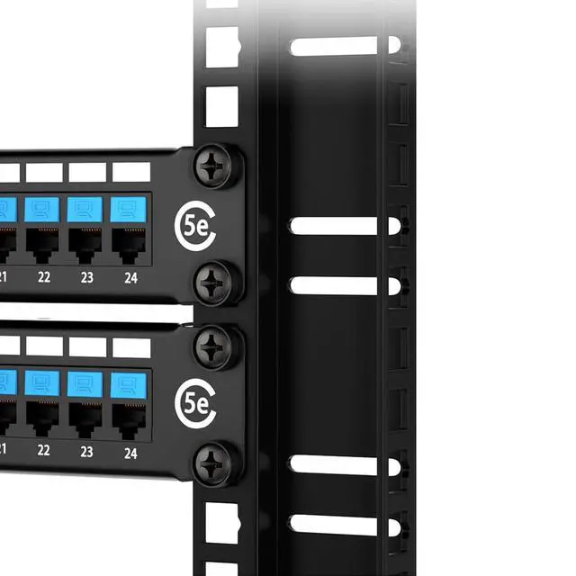 Alt view image 5 of 6 - 60-Pack M6 x 16mm Screws and Cage Nuts for Server Rack Screws for Rack Shelf Cabinets Rack Mount 1U 2U 6U 12U M6 Rack Screw cage nut - Black