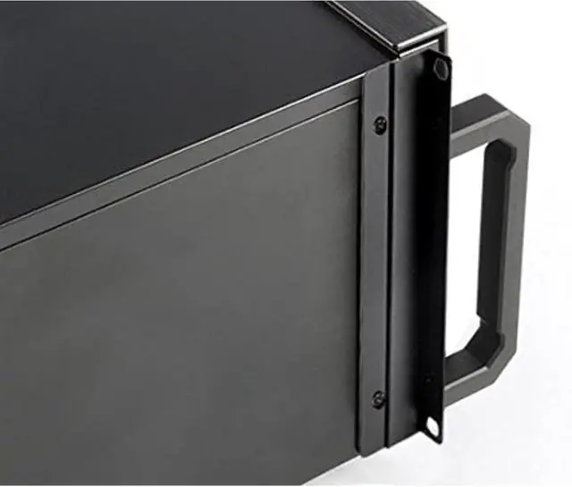 Alt view image 2 of 4 - Silverstone Tek Rackmount Ear Kit for HTPC/Desktop Cases RA02B (Black)