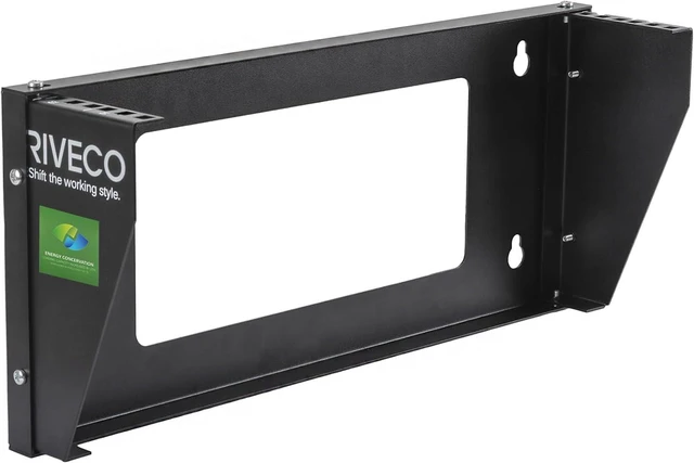 Main image of RIVECO 2U Wall Mount Rack for Network| Reinforced Heavy Load 66-99 LBS Small Server Racks Vertical & Horizontal Mounting for 19 inches IT & Studio Equipment.