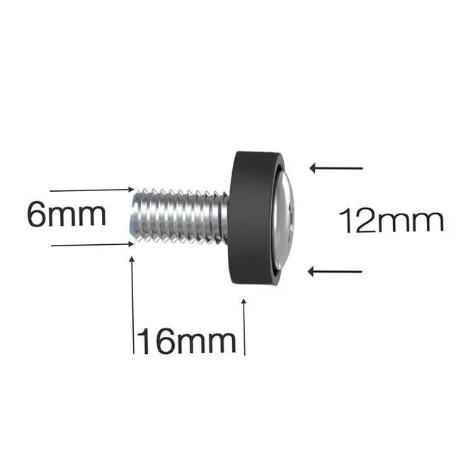 Alt view image 5 of 6 - 60-Pack M6 x 16mm Screws and Cage Nuts for 1U 2U 6U 12U Server Shelf Cabinets Rack Mount Screw cage nut