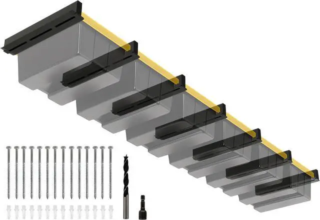 Main image of 6-bin Overhead Garage Storage Rack, Ceiling Storage Racks
