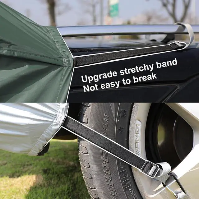 Alt view image 6 of 7 - SUV Tailgate Tent with Awning, 2-Person Hatchback Tent for Camping