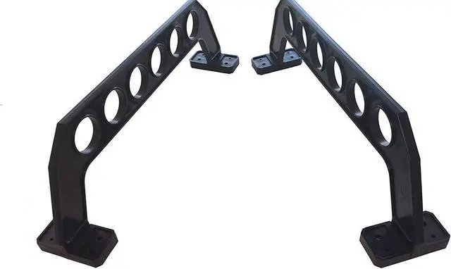 Alt view image 6 of 7 - Cobra Storage Garage Door Storage Rack - 21" Black ABS Plastic Fishing Rod Holder - Ultimate Garage Organization for Fishing Gear and Equipment, Saltwater Fishing Gear (1 Pack)
