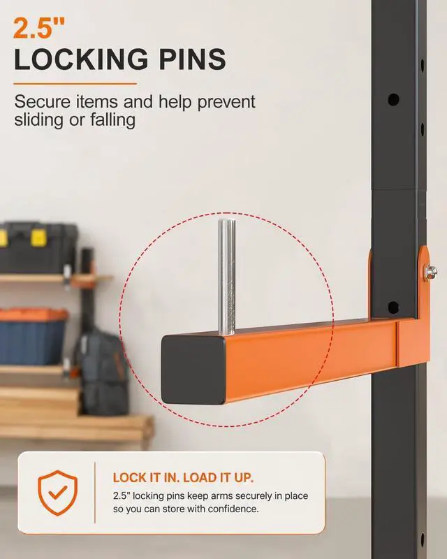 Alt view image 5 of 7 - Acools Lumber Storage Rack Wall-Mounted Lumber Racks (B-2 PACK)