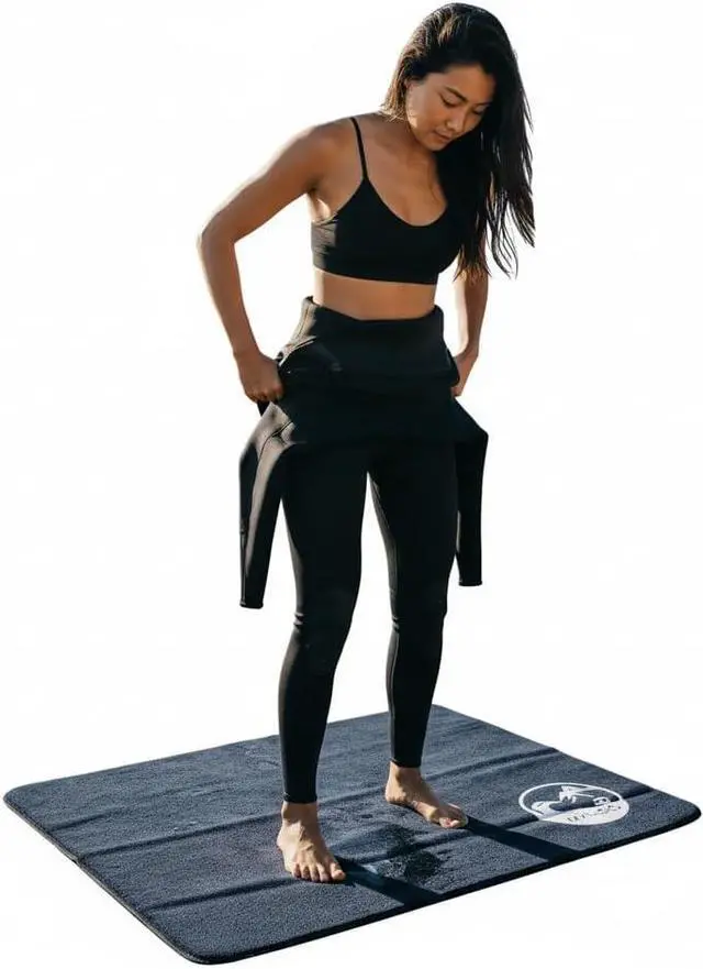 Main image of Maloo Changing Mat 4mm Neoprene Waterproof Surf Changing Mat, 36 x 30 Portable Wetsuit Changing Pad with Mesh Storage Bag, Quick-Dry Outdoor Mat for Beach, Camping, Van Life & Travel