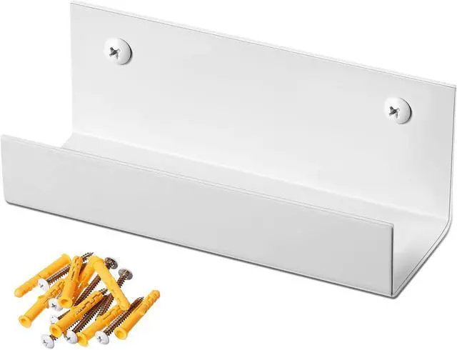 Alt view image 2 of 7 - Blulu 4 Pcs Wall Mount Ladder Wall Wheelbarrow Hanger, White