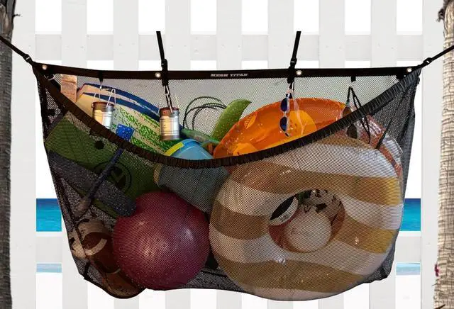 Main image of Campsite & Pool Organizer, Extra-Large Outdoor Mesh Storage Bag